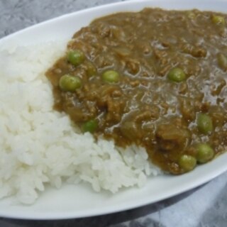 グリンピース入り☆キーマカレー